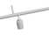 Matte White LED Adjustable Track Pendant