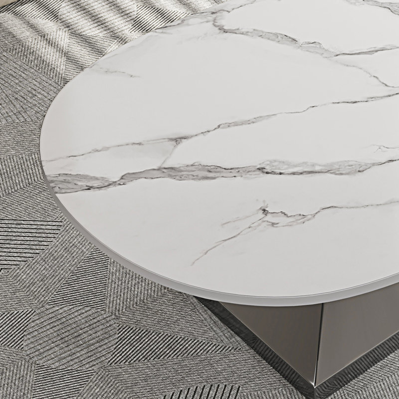 Table basse Sintered Stone, Gris