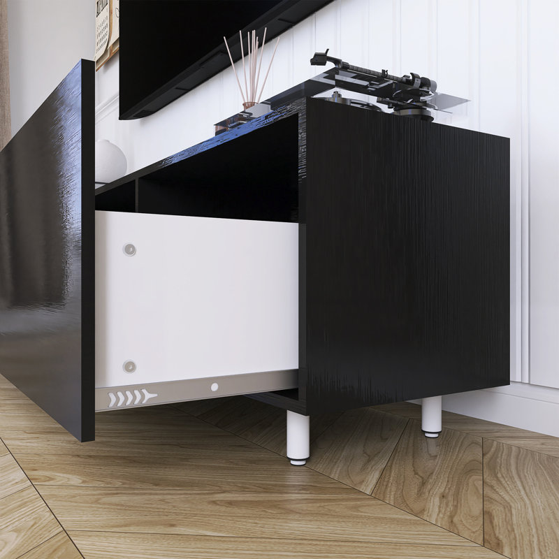 Meuble télé 70,1 '' à 100 '', Noir, noir, noir, noir