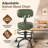 Adjustable Drafting Chair with Back Support Rolling Swivel Stool-613417632-613397738