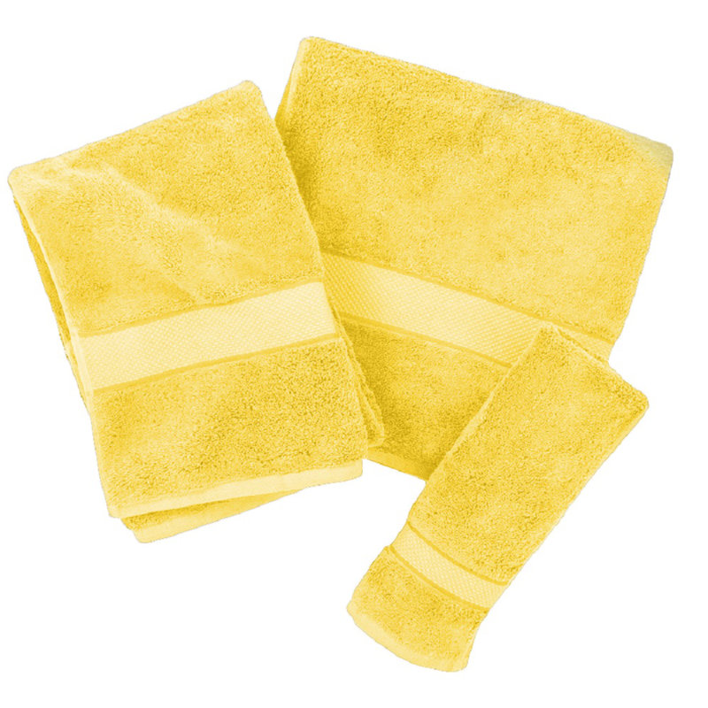 Ensemble de serviettes 6 pièces Yogik Premium Luxury , Jaune