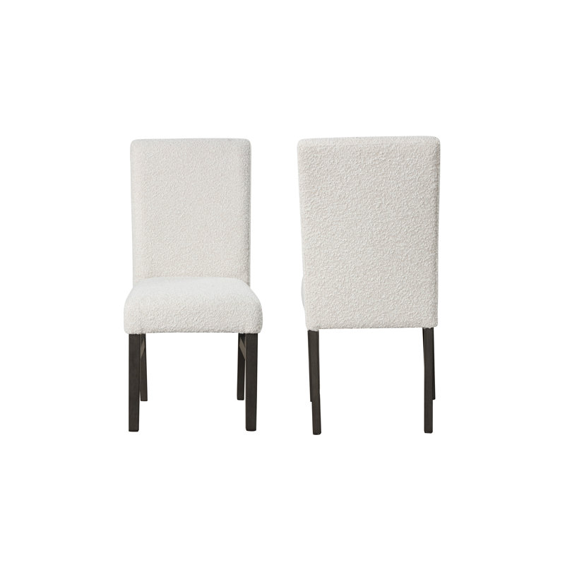 Chaise en bois Pendergrass, Blanc