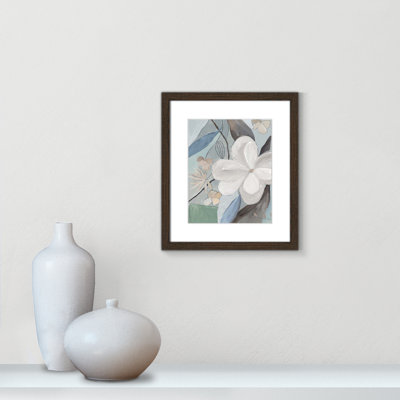 «Bluebell Bouquet Collection Bluebell Bouquet Bliss I», reproduction d'art encadrée sur papier par Asia Jensen