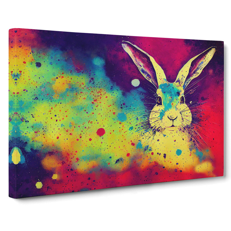 Hare Splash Vol.5 Abstract - Wrapped Canvas, 35cm H x 50cm W x 3cm D