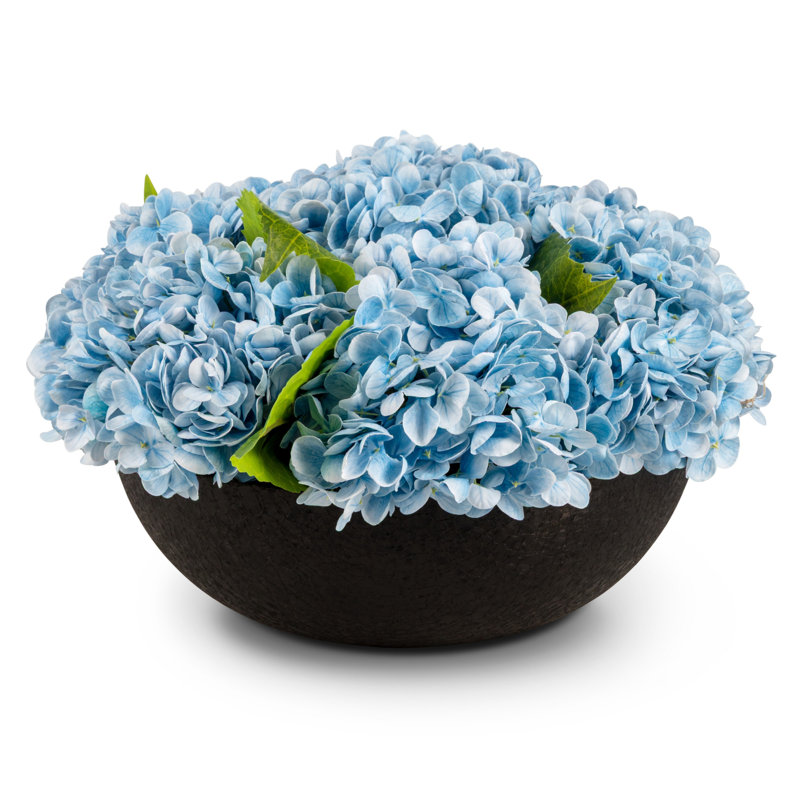 Arrangement Melina RealTouch Hydrangea, Azur