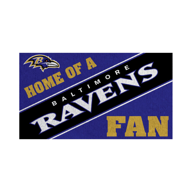 Paillasson NFL Home of a Fan Team, Ravens de Baltimore