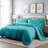 Egyptian Cotton 400 Thread Count Solid Luxury Duvet Cover Set with Pillow Shams-1462889947-1462889944