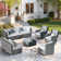 8 - Person Patio Conversation Sets with Cushions