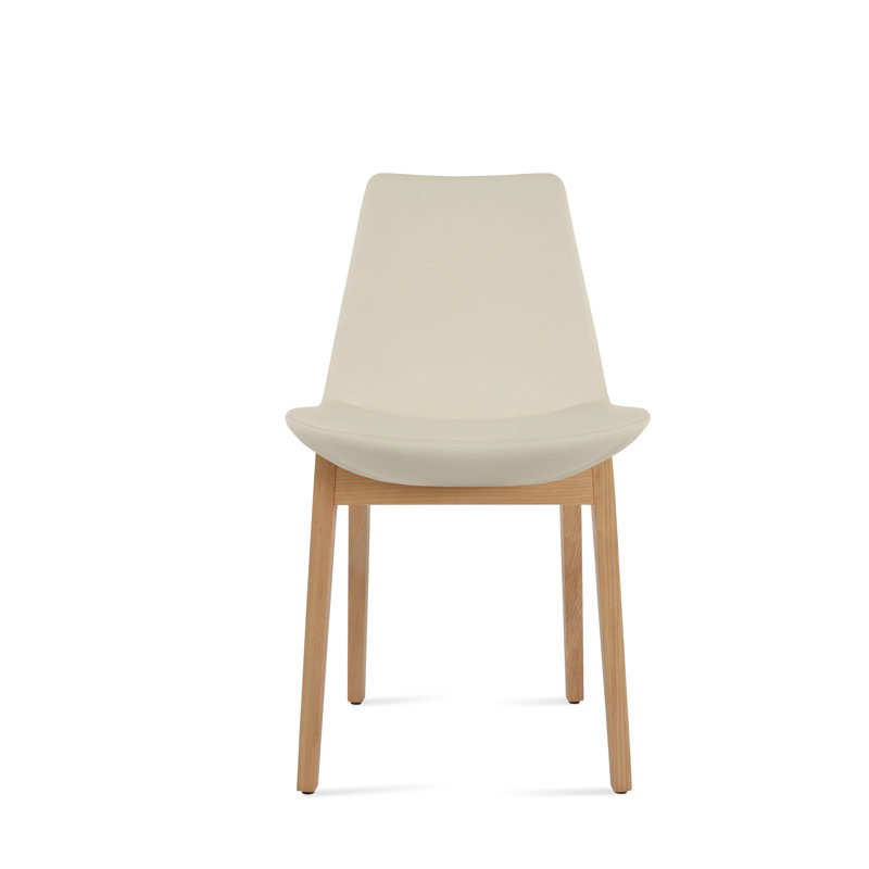 Eiffel Wood Dining Chair, Wenge, Cream PPM