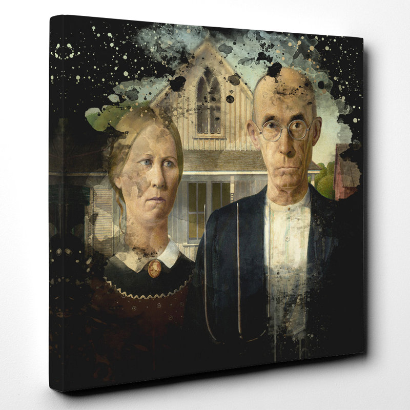 Grant Wood - Wrapped Canvas Print, 50cm H x 50cm W