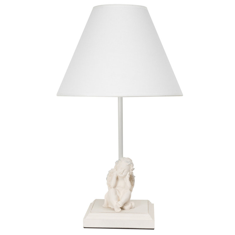 Lampe de table blanche 16,5 po