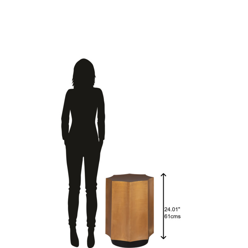 Iron Top End Table