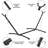 Sinila 2-people Heavy-duty Hammock & Iron Stand Set-1452933626