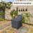  Adirondack Chair Cover For Nautical Patio Chairs, Water-Repellent UV-Resistant Polyester With Secure Tie-Downs