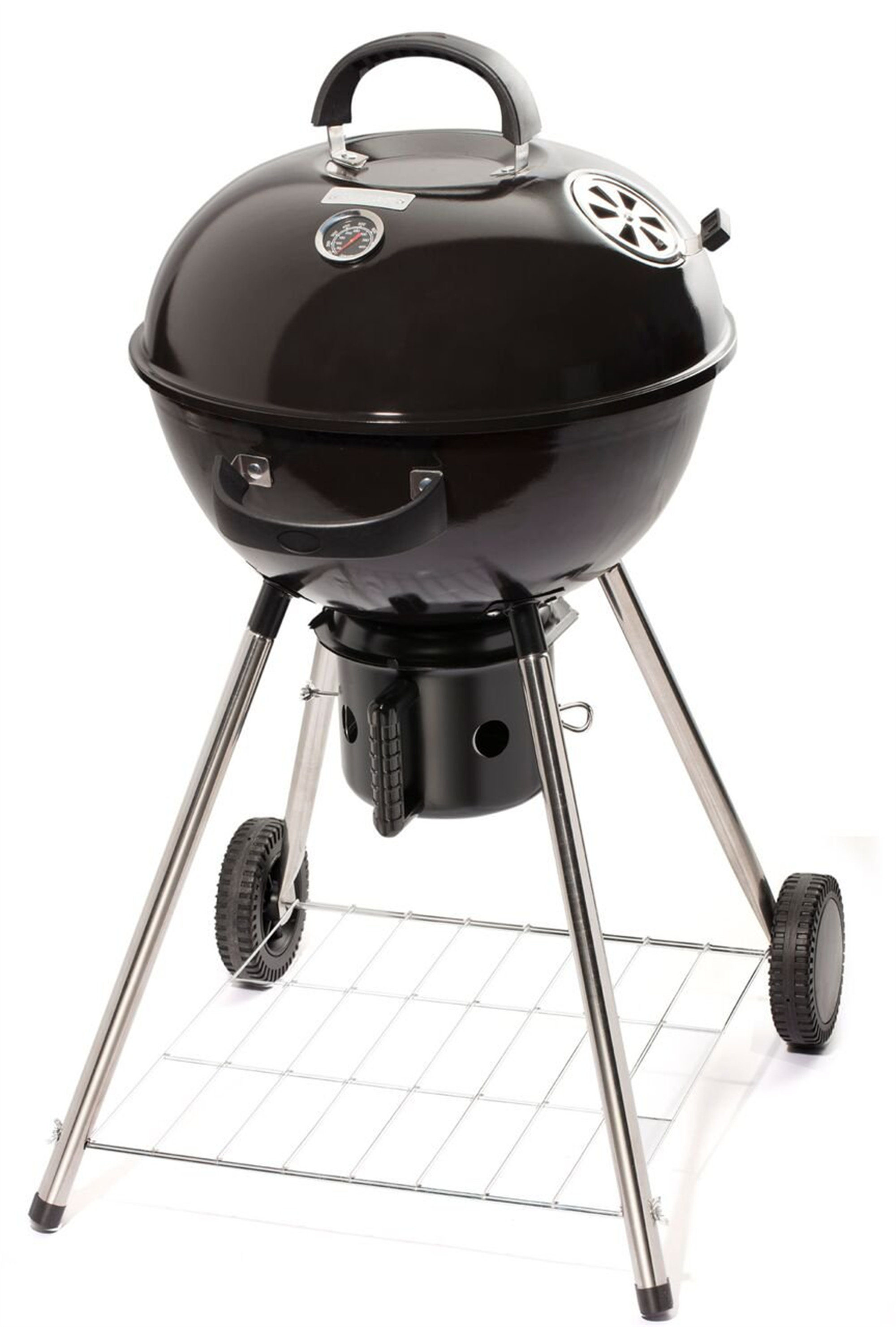 Outsunny 37.75'' W Kettle Charcoal Grill