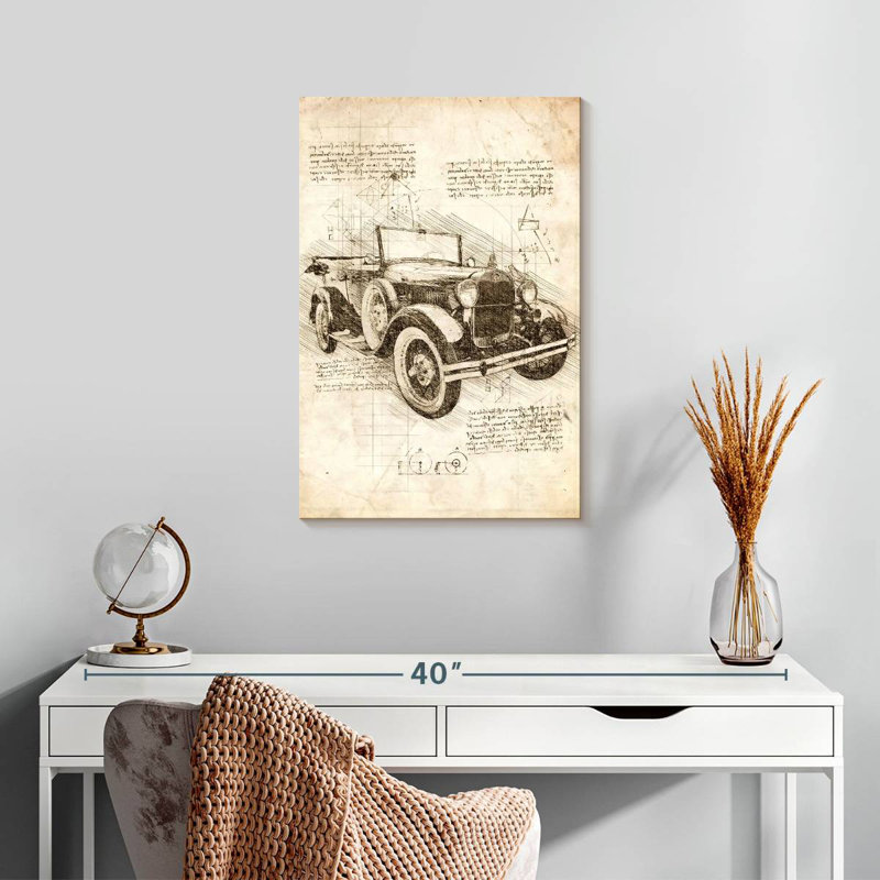 Mehar Old Ford Model T, 24" H x 16" W