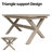 Outdoor Patio Extendable Dining Table With Umbrella Hole