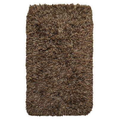 Solid Colour Hand Woven Shag Area Rug