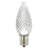 Vickerman C9 LED Pure White Faceted Twinkle Bulb, Package Of 25