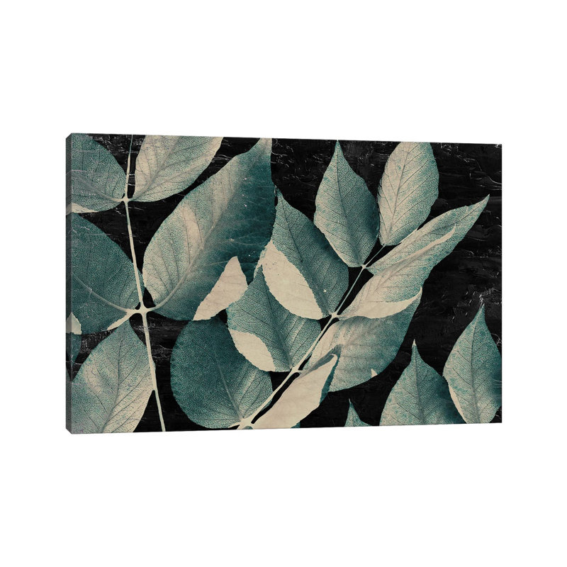 Dusty Leaves I 1 Piece Wrapped Canvas Wall Art, 20.32 cm H x 30.48 cm W