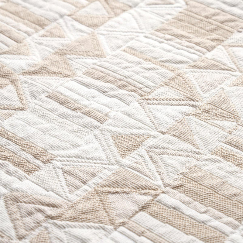Bizantino Quilted Weave Fabric, Natural