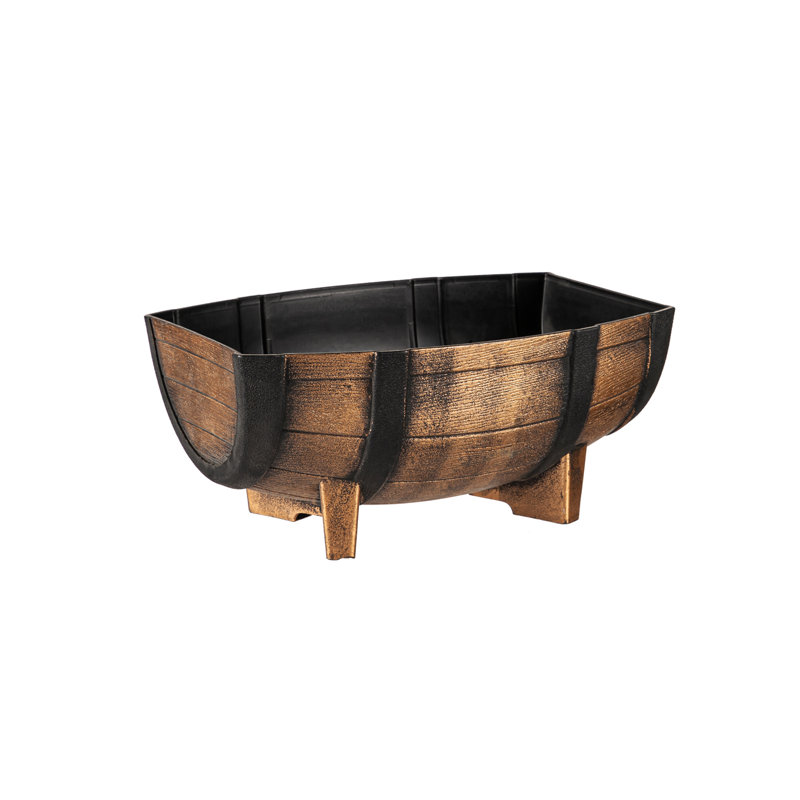 Pot à fleurs 16 po Whiskey Barrel