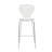 Edenfield Acrylic Barstool with Steel Frame in Chrome Finish (Set of 2)-1732966277