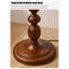 French Vintage-Style Solid Wood & Fabric Floor Lamp