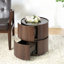 Table basse ronde avec rangement-294946791-294946788
