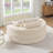 Boneless Foldable Sofa Bed, Convertible Chenille Sleeper Sofa-1200778186