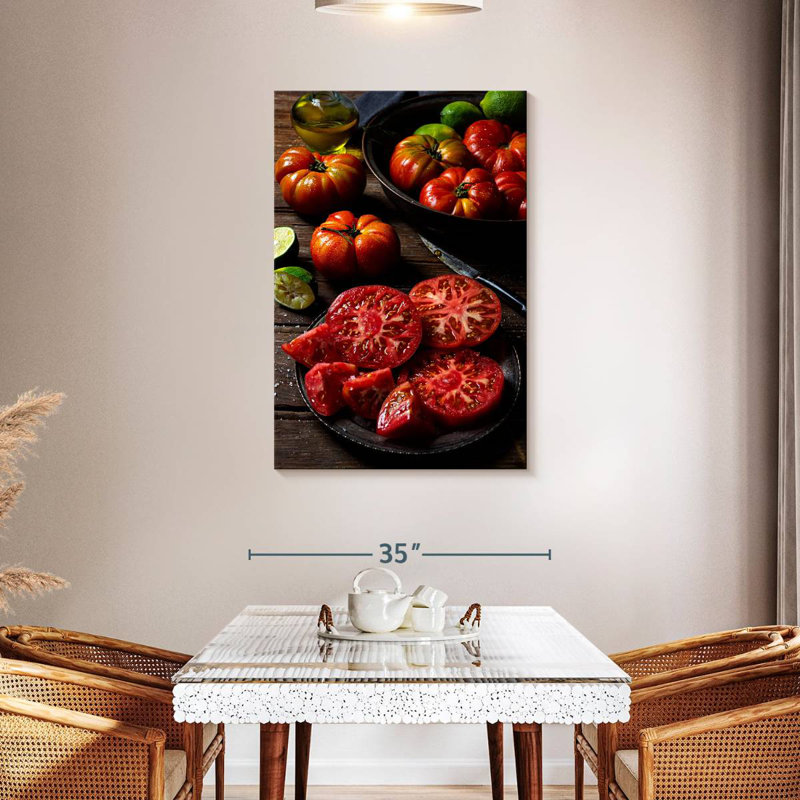 Yarlin Sliced Heirloom Tomatoes, 45" H x 30" W