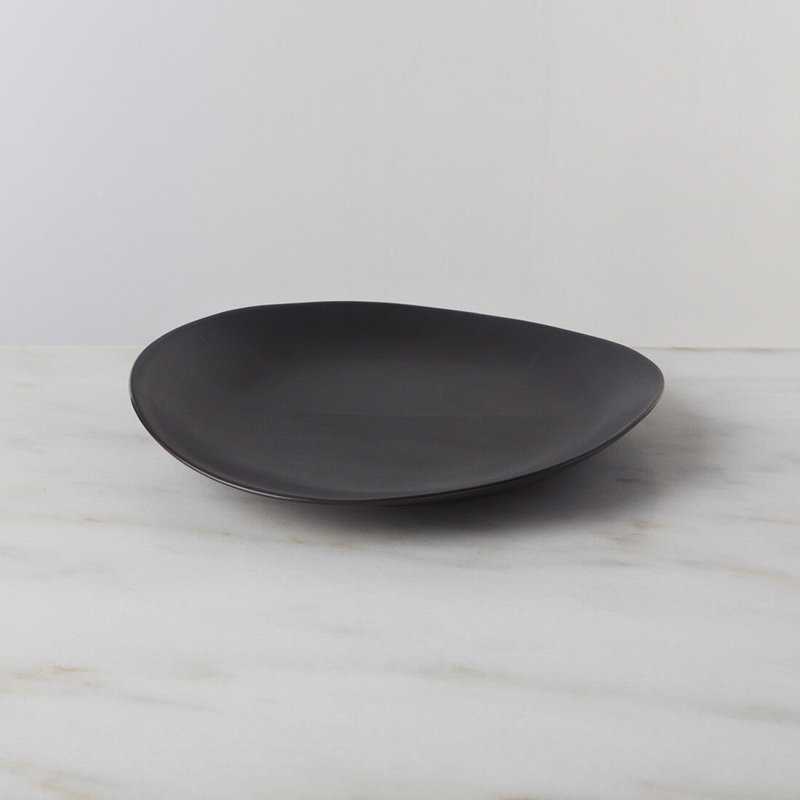 Barre Handmade Stoneware Dinner Plate, Stale