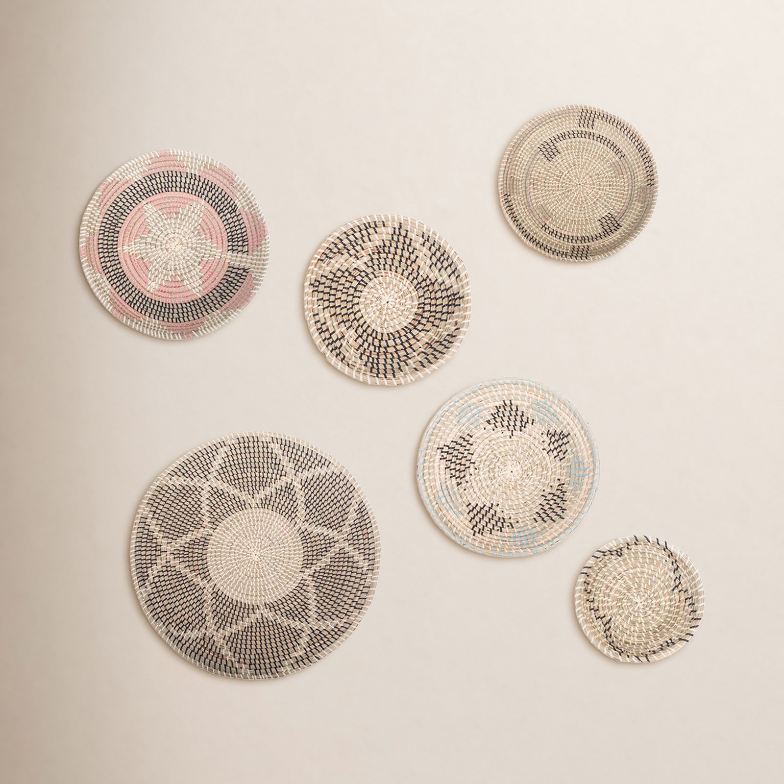 Gentry 7-Piece Wall Baskets