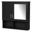2-in-1 Bathroom Mirror Cabinet with Adjustable Shelves, Soft Close Doors, and High-Definition Mirror for Modern Vanity Storage-130837398