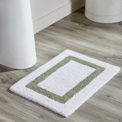 Tapis de salle de bain réversible 100% coton Widman