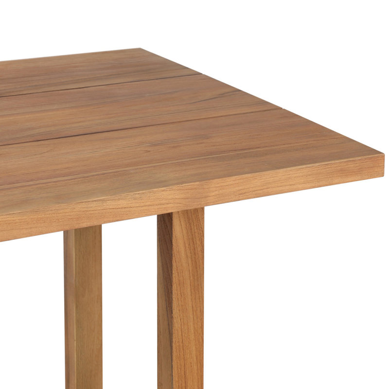 Stapleton Outdoor Square Teak Bar Table