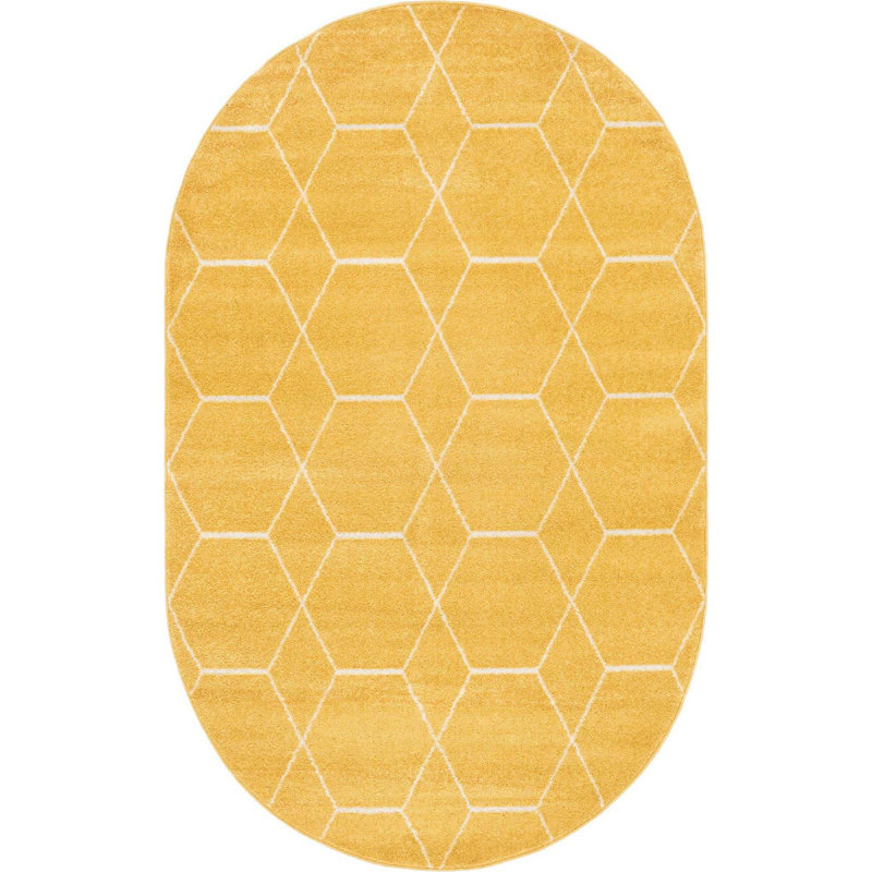 Tellaro Abstract Indoor Rug, Oval 5' x 8'