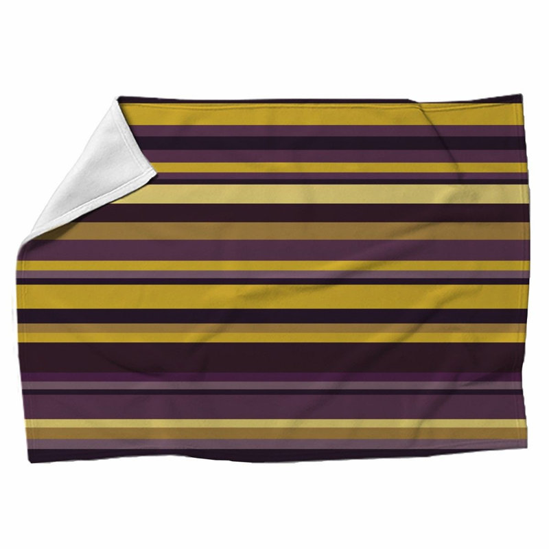 Machine Printed Throw Blanket, 51"W x 60" L