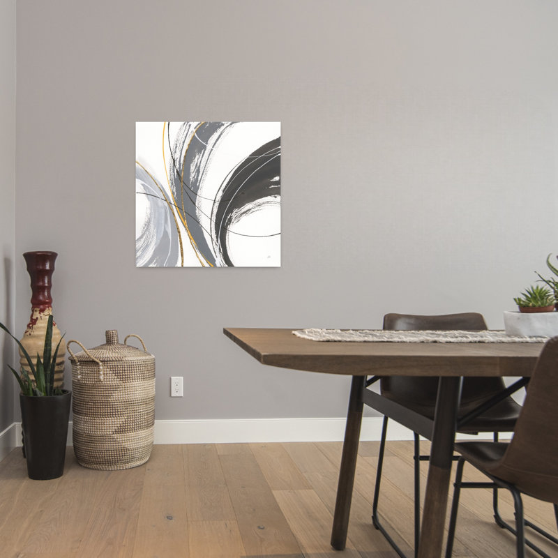 Art textuel abstrait, H 24 po x l 24 po