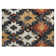 Machine Washable Indoor/Outdoor Xhevrie Black Rug