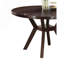 Ensemble de salle à manger 5 pièces, bois gris, mobilier de salle à manger