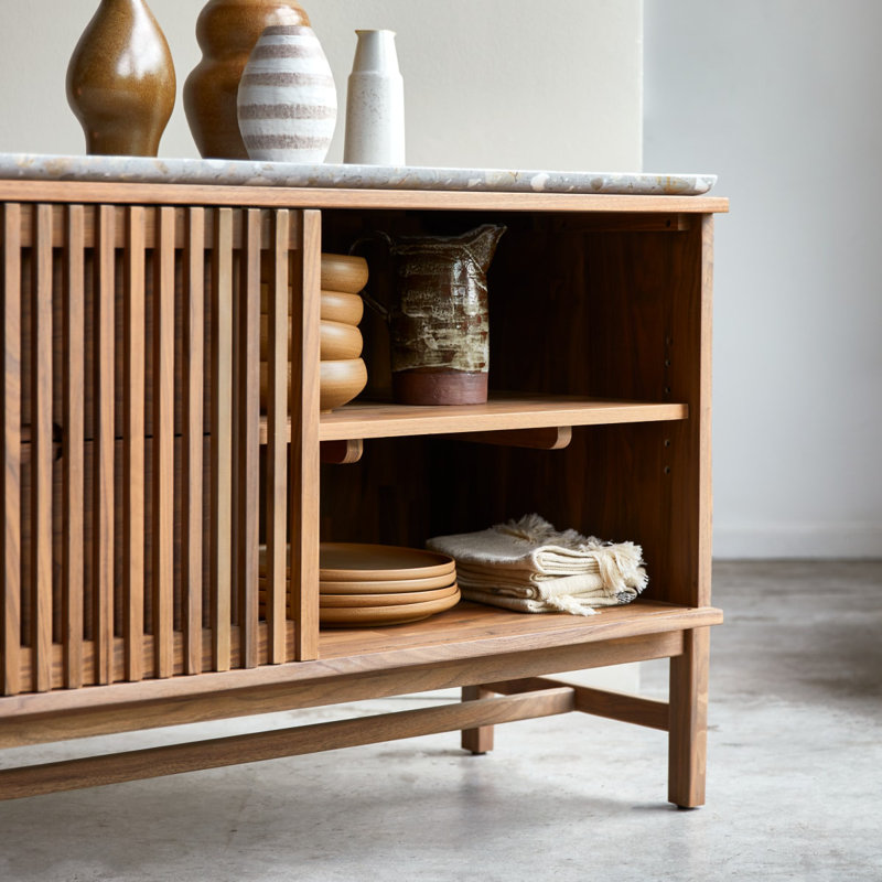 Isaure 55.12 in. W Solid Wood Sideboard