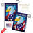 Double Sided 18.5'' H x 13'' W Polyester Independence Day Flag Set