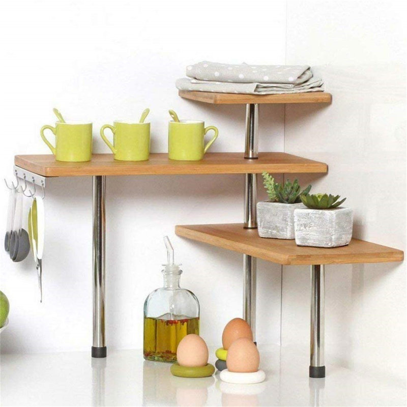 Leovanni Freestanding Wood Spice Rack