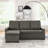 Linen Sectional Sleeper Sofa with Storage Chaise