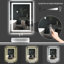 Miroir de salle de bain à DEL avec verre trempé anti-buée à rétroéclairage et à température de 3 couleurs à intensité variable, homologué UL-1685058005