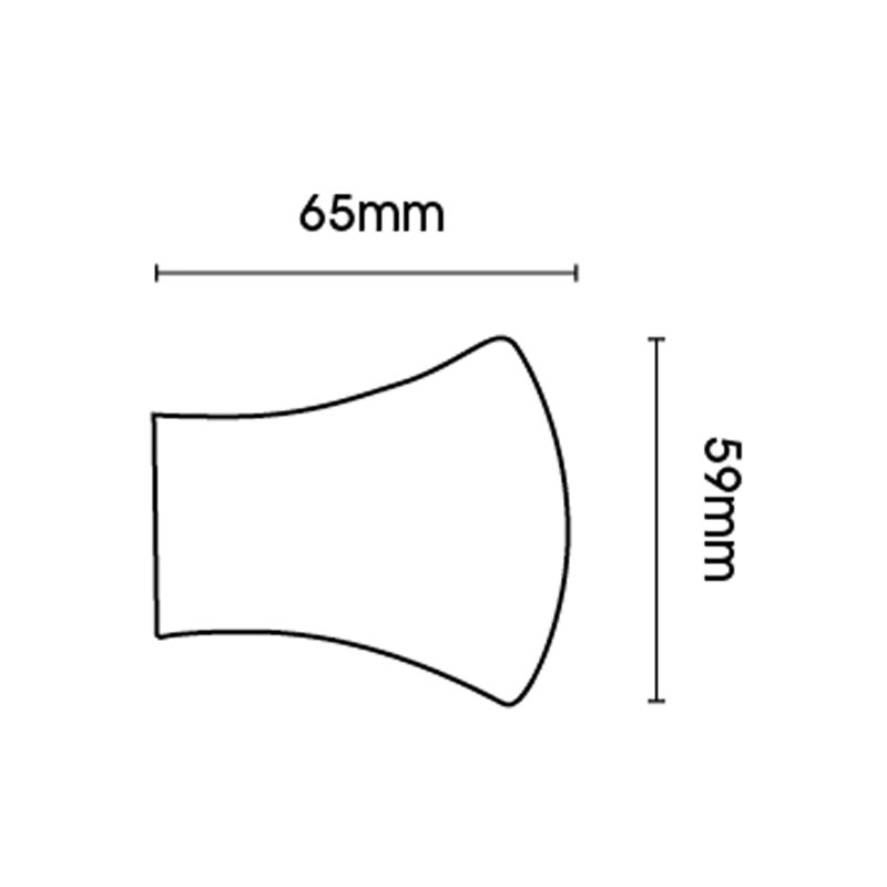Devota 3.5cm Single Curtain Pole, Chrome, 3.5 cm H x 180 cm W