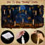 Ensemble de 12 bougies flottantes DEL avec télécommande baguette magique, lumière vacillante, guirlandes lumineuses à suspendre pour l'Halloween-2054571026