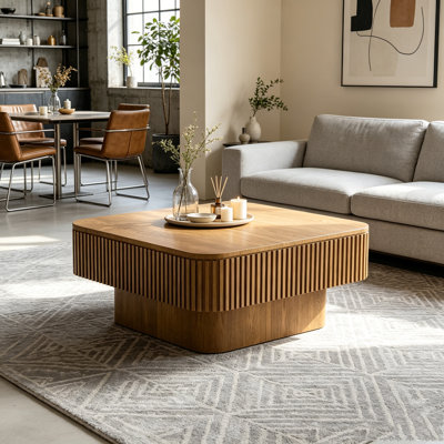 31.5'' Square Coffee Table with Storage