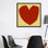 Albree Modern Cut-Out Love, impression sur toile